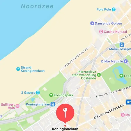 F - 2 Personen - Op 250m De Zee Appartement Oostende