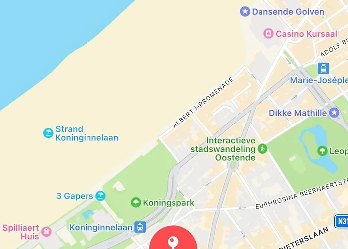 F - 2 Personen - Op 250m De Zee Appartement Oostende